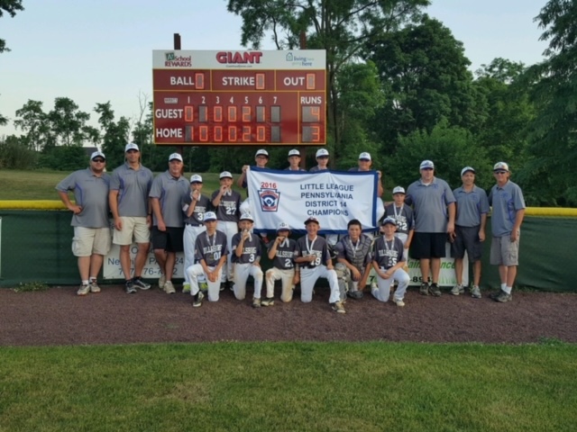 2016 9-10 District 14 Champions