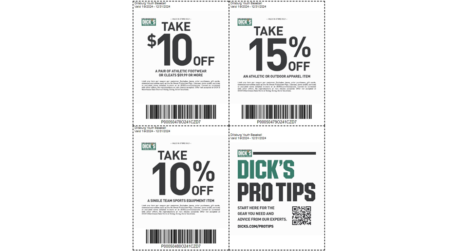 Disk's Sporting Good E-Coupon
