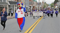 Rascal leads the parade!